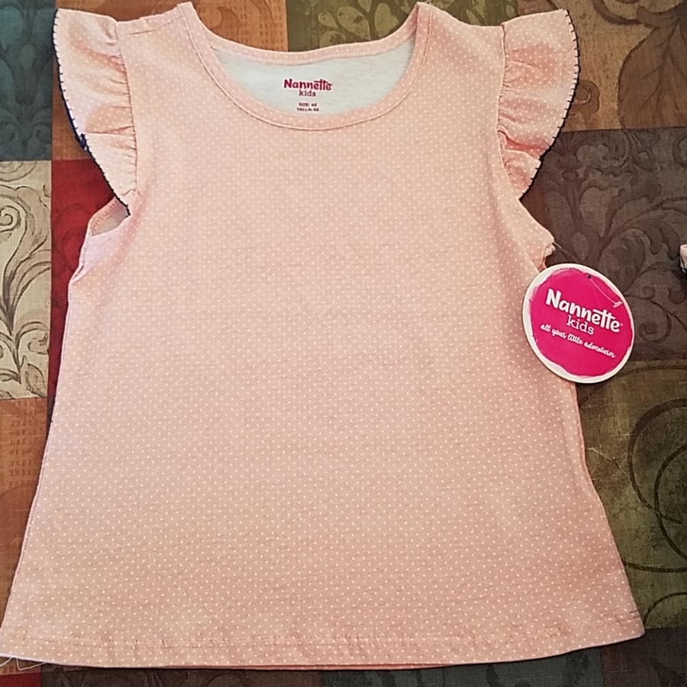 Girls sleeveless cotton top
